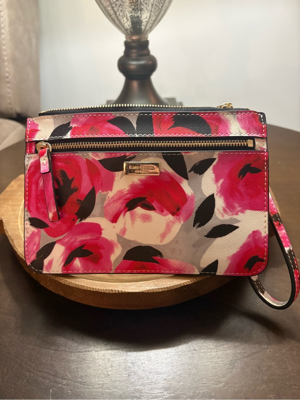 Kate Spade Floral Wristlet